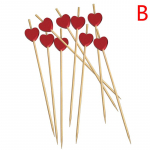 100 tk/kott/kott s&uuml;da, bambusest toiduvalik Rootsi lauaga tassikoogid puuviljakahvliga koogi magustoidupulgad B