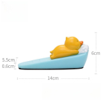 Uksekorgid V&auml;ike uksekork, karupart siil loom armas uksepeatus tugeva h&otilde;&otilde;rdumise silikoonpadjaga, ukseava uksekiil kodu jaoks, plastik Hedgehog