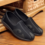 Mustad v&otilde;itluskunsti Kung Fu kingad Kummitald Tai Chi tossud Hiina traditsioonilised Vanad Pekingi kingad Wing Chuni Karate jaoks Unisex 38