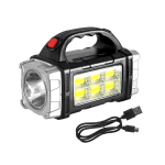 V&otilde;imas LED taskulamp USB+p&auml;ikesega laetav taskulamp COB v&auml;listingimustes telkimise t&otilde;rvik kaasaskantav otsingutuled akupank v&auml;listingimustes