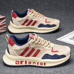 Uus Mood Meeste Nelja Hooaja Mugavad Jalan&otilde;ud &Otilde;pilased Meessoost Poisid Trendikad Pehme Tald Hingavad Vabaaja Jooksukingad 44 sinine/punane