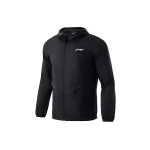 Li Ning Peegeldav Logo Veekindel Spordihuppkardigan Meeste Joped Must AFDR123-1 XXL