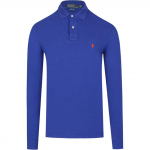 Polo Ralph Lauren &Uuml;hev&auml;rviline pikkade varrukatega polo s&auml;rk Pony tikandiga Meeste pealisr&otilde;ivad Kuninglik Sinine MNPOKNI16820283-400 S