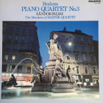 LP plaat JOHANNES BRAHMS Klaverikvartett nr. 3 K17C9389 HUNGAROTON 1984 Jaapan Obi Klassikaline Kasutatud