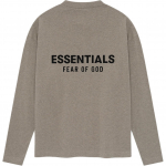 Fear of God Essentials Klassikaline pikkade varrukatega T-s&auml;rk Homestead Heather Meeste Topid Hall 125AS254201F S