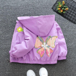 T&uuml;drukute kapuutsiga tuulejope - 2025 s&uuml;gis Korea stiilis jakk suurtele lastele 120 cm