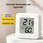 K&otilde;rge t&auml;psusega sise termomeeter ja h&uuml;gromeeter: Seinale paigaldatav beebitoa temperatuuri ja niiskuse monitor