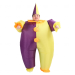T&auml;ispuhutav klounikost&uuml;&uuml;m t&auml;iskasvanutele Pol&uuml;ester Puhutav Naljakas Joker Kost&uuml;&uuml;m &Uuml;likond P&uuml;hade Cosplay jaoks