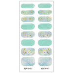 Poolk&otilde;venenud geelk&uuml;&uuml;nekleebised, UV/LED-lamp, n&otilde;utav geel-k&uuml;&uuml;nelaki m&auml;his Moodsa disainiga geelk&uuml;&uuml;nte kleebised naistele G