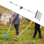 Garden Leaf Rake Lawn Leaves Clean up Tool Portable Improve Work Efficiency Anti Multifunctional