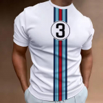 Suvine T-s&auml;rk Meeste 3D-prindiga l&uuml;hikeste varrukatega topid Outdoor Street Vintage T-s&auml;rgid Suurem&otilde;&otilde;dulised l&uuml;hikeste varrukatega T-s&auml;rk Meeste r&otilde;ivad S