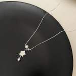 Minimalistlik Pearl Star Pentagram Charms ripats kaelakeed Armas armas Harajuku rangluu kett naistele t&uuml;drukutele ehted kingitus