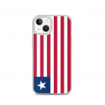 Coque pour iPhone - PIXELFORMA - iPhone 13 - Drapeau du Liberia - Silikoonist supp - Design l&eacute;ger