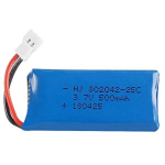 Laetav LiPo aku 3,7 V 500 mAh RC droonidele HUBSAN X4 H107L H107C H107D, V252, JXD 385 jaoks | Sinine | 42x20x8 mm &ndash; 13g sinine