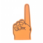 S&otilde;rmevahud Sport Cheerleading Party k&auml;erekvisiidid 1 M&uuml;ra tekitajad Rekvisiidid Hiiglaslikud k&auml;ed Sport Soosib r&otilde;&otilde;mustavat palmipeo rekvisiidid oranž