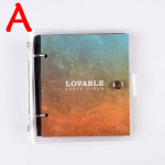 Mini filmialbum lahtiste lehtedega PP Piletite hoiustamine Postkaart 3 tolli M&auml;lestused 100 taskut A