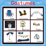 Ysir Impact M&auml;ngu Cosplay Kost&uuml;&uuml;m Nilou Cosplay Sinine Kleit Naissoost L&auml;&auml;ne Piirkonna Tantsija Kost&uuml;&uuml;m T&auml;ielik Cosplay S sinine