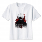 TOKYO GHOUL T-s&auml;rk Meeste Jaapani anime T-s&auml;rk meeste KANEKI KEN prindiga T-s&auml;rgi topp XL