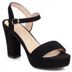 Elegantne naiste sandaalid Suvekingad Platvorm Punk Konts Gladiator Pl&auml;tud Daamide Disainer Pulmapeo Kingad Suur Suurus 34 must
