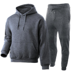 Kapuutsiga p&uuml;ksid 2-osaline komplekt Korvpalli kampsun Meeste riided Dressipluus Spordidress Naiste Spordir&otilde;ivad R&otilde;ivad meestele Dressipluus Mehed 3XL gray
