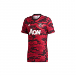 Adidas Manchester United Jalgpallitreening Spordis&auml;rk L&uuml;hikeste Varrukatega T-s&auml;rk Hooaeg 20-21 Meeste Topid Punane FR6033 M