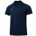 Under Armour &uuml;hev&auml;rviline spordiklassikaline hingav sirge l&otilde;ikega l&uuml;hikeste varrukatega polos&auml;rk meestele Topp tumesinine 23500507-408 4XL