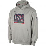 Nike USA treeningfliisiga kapuutsiga pusa Tumehall Melange/Obsidian Meeste T&auml;navamood FQ0308-063 M