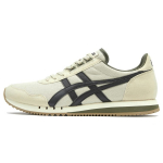 Onitsuka Tiger Dualio Kangas S&uuml;nteetiline Nahk Spordijalatsid Mugavad Libisemiskindlad Madalad Vabaaja Jalan&otilde;ud Unisex toss Valge Must 1183A856-201 40