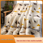 Kahekihiline Raschel talvetekk &ndash; Paks, soe ja t&auml;iuslik pulmadeks v&otilde;i uinakuteks 100*120cm Nap Blanket