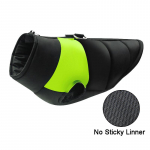 Polsterdatud talvised soojad koerariided veekindel lemmikloomavest t&otilde;mblukuga jope v&auml;ikestele keskmistele suurtele koertele mops chihuahua prantsuse buldogi mantel S