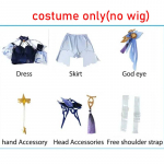 Ningguang Latern Rite Cosplay Kost&uuml;&uuml;m Nahk Ning Guang Komplekt Sisaldab Kleiti Parukat Cosplayks Comic Coniks S