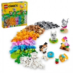 LEGO Classic Ehita oma lemmikloomam&auml;nguasi, Kingitus, Ehitusklotsid, T&uuml;drukutele ja poistele, Vanusele 4, 5, 6 ja 7, Hariv, Loov, Loomade ehituskomplekt, 11034