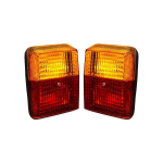 Apsmotiv 2x Tagumine kombineeritud tulede komplekt Tagatuled 12V pirnidega Sobib Peugeot 504 404 305 autodele ja veoautodele