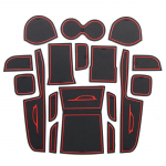 Auto ukse pilu matt Suzuki Vitara 2016 2017 2018 2020 2021 2022 2023 autov&auml;rava soonega padjakonsooli topsihoidja sisestus alusalusele must valge v&auml;rv