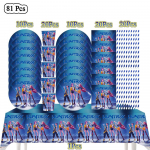 Kpop Deemonik&uuml;ttide S&uuml;nnip&auml;evapeo Kaunistused Korea Anime Komplekt Lauan&otilde;ud Laudlina Tassid &Otilde;hupallid Koogitopper T&uuml;drukute Kingitused