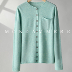 Naiste &uuml;markaelusega ka&scaron;miirkardigan, Qinghe ka&scaron;miir, 30% ka&scaron;miir 70% vill, talvine kootud pullover s&uuml;giskampsun ka&scaron;miir kampsun XL merelaine