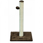 Griffoir pour chats - GLORIA LO MEJOR PARA TU MEJOR AMIGO - Mod&egrave;le Danube - 36x60x36 cm - Marron - Sisal - Balle de jeu