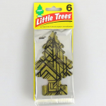 Little Tree Gold Pakk 6 tk Autodele, Rippuv t&uuml;&uuml;p, Auto 6 pieces kuld