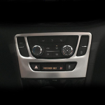Fit For Opel Mokka Buick Encore car air conditioner Switch panel cover trim ABS Chrome accessories styling