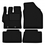 Dywaniki samochodowe welurowe czarne do: Mazda 2 Hybrid hatchback (2022-)