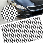 Black Aluminium Rhombus Grille Mesh For Car Bumper Body kit Fender, Hood Vent