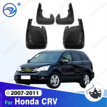 4Pcs Durable ABS Mud Flaps For Honda CRV 2007-2011 2008 2009 2010 Car Mud Flaps Fender Guards Easy tall Auto Accessories 2007-2011