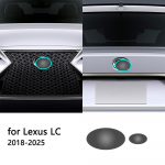 For Lexus LC 2018 -2025 Front on Emblem Pre Cut Dark Smoked TPU PPF Protection Film Anti-scratch Exterior Accessories smoked film