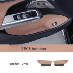 for W214 Car Door Side leather Storage Box Front Car Door Slot Storage Organizer for Mercedes-Benz E-Class W214 E300L E260 2PCS back door2