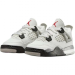 Air Jordan 4 Retro White Cement TD 2025 IB4387-100 Suurus 5C-10C EU 25 armee roheline v&auml;rv