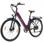 TTGO C3 PRO linnas&otilde;iduks m&otilde;eldud elektrijalgratas t&auml;iskasvanutele 36V20Ah aku 250W mootor 120KM s&otilde;iduulatus 125KG kandev&otilde;ime 25KM/H tippkiirus v&auml;listingimustes elektrijalgratas punane