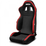 Si&egrave;ge baquet - SPARCO - R100 MY22 - Noir/Rouge - R&eacute;glable - Confort optimal must