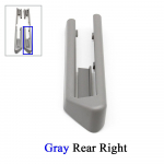 BMW X5 X6 E70 E71 E72 jaoks Interj&ouml;&ouml;r Vasak Parem Istme Liugsiini Kate Liist Vahetus 2007 2008 2009 2010 2011 2012 2013 Black Front Left