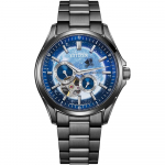 CITIZEN UNIVERSAL Piiratud v&auml;ljaanne E.T. Motiiviga k&auml;ekell NH9144-55L CITIZEN COLLECTION Mehaaniline k&auml;ekell piiratud v&auml;ljaande karbiga, Veekindel, Avatud s&uuml;da,