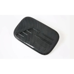 For Kia Carnival KA4  Carbon Fiber Style fuel tank cap cover car-styling trim oil fuel cap protective Piano Black white